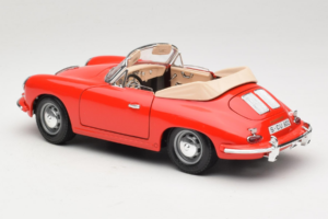 Porsche 356B Kabrioletas Raudonas Tchibo 1:18 45703 Metalas - nuotrauka 7 iš 8