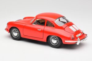 Porsche 356B Raudonas Bburago 1:18 3021 Metalas - nuotrauka 7 iš 8