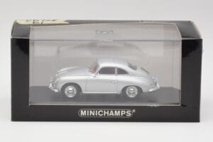 Porsche 356B Coupe Sidabrinis Minichamps 1:43 400064321 Metalas - nuotrauka 4 iš 4