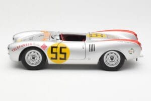 Porsche 550-1500 RS Spyder #55 H. Herrmann Carrera Panamericana 1954 AUTOart 1:18 85470 Metalas - nuotrauka 4 iš 8