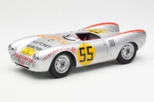 Porsche 550-1500 RS Spyder #55 H. Herrmann Carrera Panamericana 1954 AUTOart 1:18 85470 Metalas