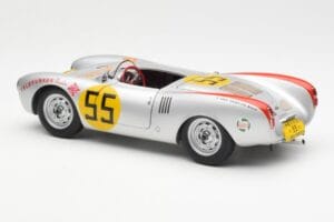 Porsche 550-1500 RS Spyder #55 H. Herrmann Carrera Panamericana 1954 AUTOart 1:18 85470 Metalas - nuotrauka 7 iš 8