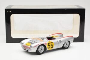 Porsche 550-1500 RS Spyder #55 H. Herrmann Carrera Panamericana 1954 AUTOart 1:18 85470 Metalas - nuotrauka 8 iš 8