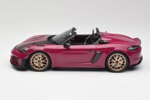 Porsche 718 982 Spyder RS Weissach Package Ruby Star Neo GT Spirit 1:18 GT486 Derva - nuotrauka 3 iš 6