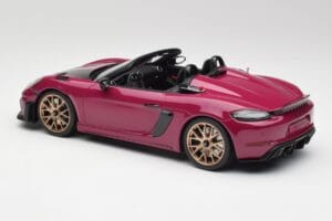 Porsche 718 982 Spyder RS Weissach Package Ruby Star Neo GT Spirit 1:18 GT486 Derva - nuotrauka 5 iš 6