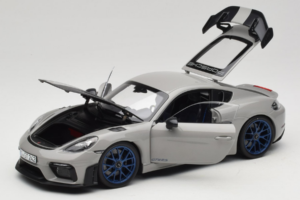 Porsche 718 Cayman 982 GT4 RS Weissach Package Chalk Norev 1:18 187253 Metalas - nuotrauka 3 iš 8