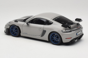 Porsche 718 Cayman 982 GT4 RS Weissach Package Chalk Norev 1:18 187253 Metalas - nuotrauka 7 iš 8