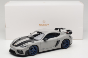 Porsche 718 Cayman 982 GT4 RS Weissach Package Chalk Norev 1:18 187253 Metalas - nuotrauka 8 iš 8