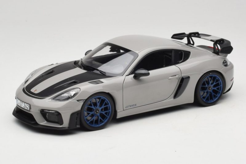 Porsche 718 Cayman 982 GT4 RS Weissach Package Chalk Norev 1:18 187253 Metalas