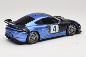Porsche 718 Cayman GT4 RS Clubsport Juodas Mėlynas Otto 1:18 OT469 Derva - nuotrauka 2 iš 6