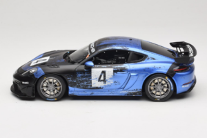 Porsche 718 Cayman GT4 RS Clubsport Juodas Mėlynas Otto 1:18 OT469 Derva - nuotrauka 3 iš 6