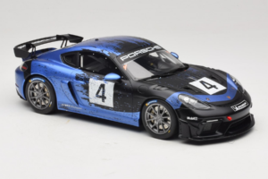 Porsche 718 Cayman GT4 RS Clubsport Juodas Mėlynas Otto 1:18 OT469 Derva - nuotrauka 4 iš 6