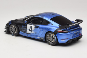 Porsche 718 Cayman GT4 RS Clubsport Juodas Mėlynas Otto 1:18 OT469 Derva - nuotrauka 5 iš 6