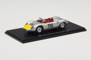 Porsche 718 RS 61 #136 S. Moss / G. Hill Porsche KG Targa Florio 1961 Spark 1:43 S4149 Derva - nuotrauka 2 iš 4