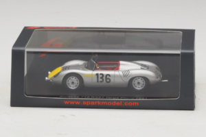 Porsche 718 RS 61 #136 S. Moss / G. Hill Porsche KG Targa Florio 1961 Spark 1:43 S4149 Derva - nuotrauka 4 iš 4