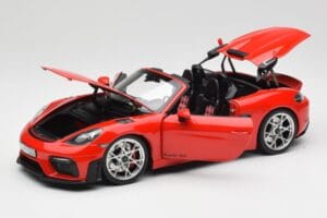 Porsche 718 Spyder RS Guards Red Norev 1:18 187271 Metalas - nuotrauka 2 iš 8