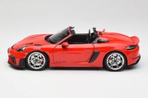 Porsche 718 Spyder RS Guards Red Norev 1:18 187271 Metalas - nuotrauka 4 iš 8