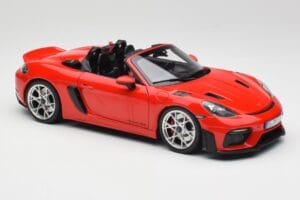 Porsche 718 Spyder RS Guards Red Norev 1:18 187271 Metalas - nuotrauka 6 iš 8