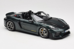 Porsche 718 Spyder RS Weissach Pack Forest Green Norev 1:18 187272 Metalas - nuotrauka 6 iš 8