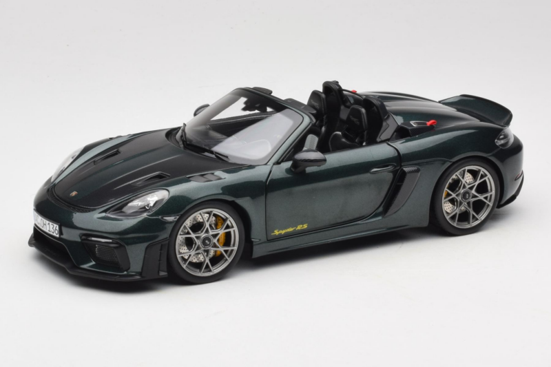 Porsche 718 Spyder RS Weissach Pack Forest Green Norev 1:18 187272 Metalas