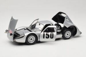 Porsche 904 GTS #150 E. Bohringer Rally Monte Carlo 1965 Class Winner Minichamps 1:18 180656750 Metalas - nuotrauka 2 iš 8