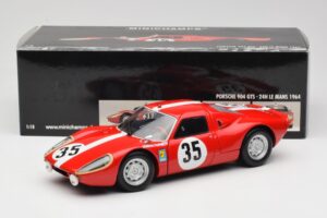 Porsche 904 GTS #35 H. Muller 24 Hours of Le Mans 1964 Minichamps 1:18 180646735 Metalas - nuotrauka 8 iš 8