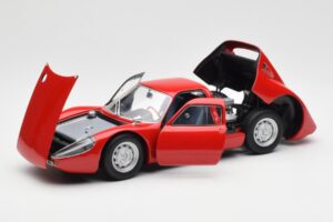 Porsche 904 GTS Raudonas Minichamps 1:18 180067720 Metalas - nuotrauka 2 iš 7