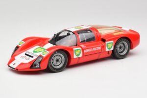 Porsche 906E BP World Record Runs Monza 1967 Minichamps 1:18 100676100 Metalas