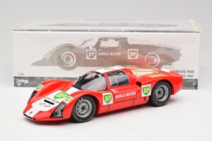 Porsche 906E BP World Record Runs Monza 1967 Minichamps 1:18 100676100 Metalas - nuotrauka 8 iš 8
