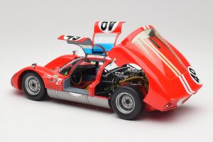 Porsche 906K #49 R. Vogele / J. Siffert 12 Hours of Sebring 1966 Minichamps 1:18 100666149 Metalas - nuotrauka 5 iš 8