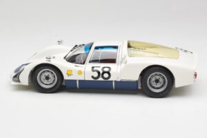 Porsche 906K #58 G. Klass / R. Stommelen 24 Hours of Le Mans 1966 Minichamps 1:18 100666158 Metalas - nuotrauka 4 iš 8