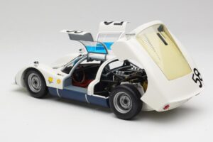 Porsche 906K #58 G. Klass / R. Stommelen 24 Hours of Le Mans 1966 Minichamps 1:18 100666158 Metalas - nuotrauka 5 iš 8