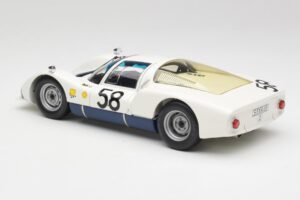 Porsche 906K #58 G. Klass / R. Stommelen 24 Hours of Le Mans 1966 Minichamps 1:18 100666158 Metalas - nuotrauka 7 iš 8