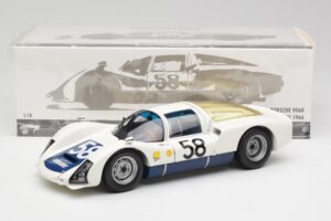 Porsche 906K #58 G. Klass / R. Stommelen 24 Hours of Le Mans 1966 Minichamps 1:18 100666158 Metalas - nuotrauka 8 iš 8