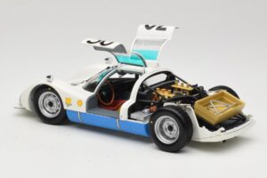 Porsche 906 LE #30 J. Siffert / C. Davis GT Class Winner Le Mans 1966 Minichamps 1:18 100666130 Metalas - nuotrauka 5 iš 8