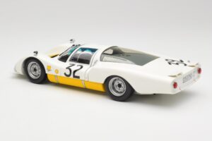 Porsche 906LH #32 Porsche System Engineering G. Schutz / P. De Klerk 24 Hours of Le Mans 1966 Minichamps 1:18 100666132 Metal - nuotrauka 7 iš 8