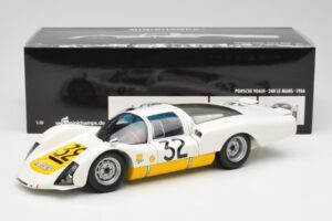 Porsche 906LH #32 Porsche System Engineering G. Schutz / P. De Klerk 24 Hours of Le Mans 1966 Minichamps 1:18 100666132 Metal - nuotrauka 8 iš 8