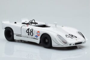 Porsche 908/02 #48 S. McQueen / P. Revson 12 Hours of Sebring 2nd Place Post Race Version 1970 AUTOart 1:18 87072 Metalas - nuotrauka 6 iš 8