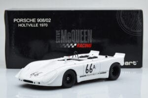 Porsche 908/02 #66A S. McQueen Holtville 1970 AUTOart 1:18 87073 Metalas - nuotrauka 8 iš 8