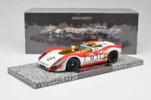 Porsche 908/02 Spyder #6 K. Lins / R. Attwood Nürburgring 1000km 1969 Minichamps 1:18 107692006 Metalas - nuotrauka 6 iš 6
