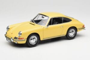 Porsche 911 901 Champagne Geltonas Kyosho 1:18 08969Y Metalas