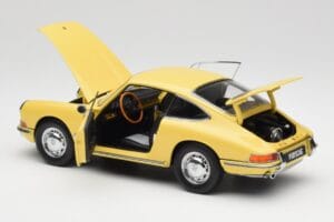 Porsche 911 901 Champagne Geltonas Kyosho 1:18 08969Y Metalas - nuotrauka 5 iš 8