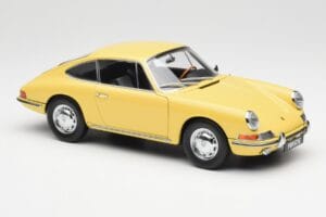 Porsche 911 901 Champagne Geltonas Kyosho 1:18 08969Y Metalas - nuotrauka 6 iš 8