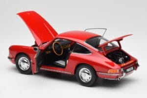 Porsche 911 901 Signal Raudonas Kyosho 1:18 08969R Metalas - nuotrauka 5 iš 8