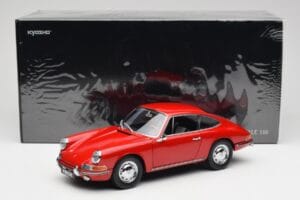 Porsche 911 901 Signal Raudonas Kyosho 1:18 08969R Metalas - nuotrauka 8 iš 8