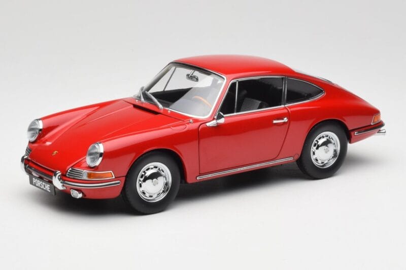 Porsche 911 901 Signal Raudonas Kyosho 1:18 08969R Metalas