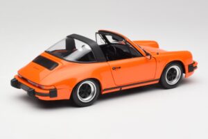 Porsche 911 930 Carrera 3.2 Targa Oranžinis Minichamps 1:18 100063064 Metalas - nuotrauka 3 iš 8