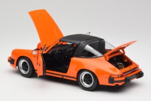 Porsche 911 930 Carrera 3.2 Targa Oranžinis Minichamps 1:18 100063064 Metalas - nuotrauka 5 iš 8