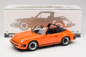 Porsche 911 930 Carrera 3.2 Targa Oranžinis Minichamps 1:18 100063064 Metalas - nuotrauka 8 iš 8