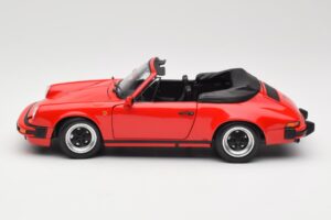Porsche 911 930 Carrera 3.2 Cabriolet Guards Red Minichamps 1:18 110063030 Metalas - nuotrauka 4 iš 8